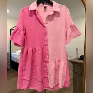 NWOT pink dress size XS